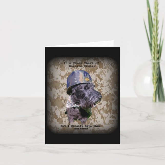 Barking Orders Karte (Vorderseite)