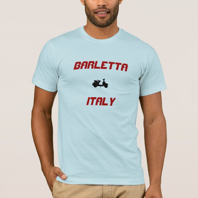 Barletta, Italien Scooter T-Shirt (Vorderseite)