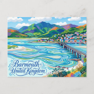 Barmouth Vereinigtes Königreich Postkarte