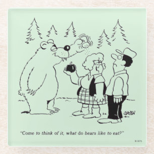 Bärn-Abendessen Glasuntersetzer