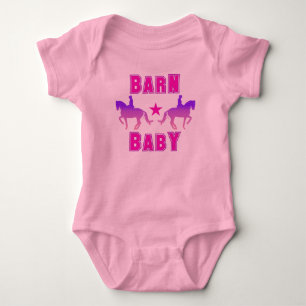 Barn Baby Girl Dressage Strampler
