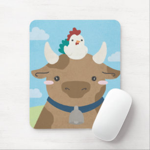 Barn Buddies - Kuh und Kick Mousepad