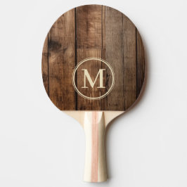 Barn Floor Boards Monogram Tischtennis Schläger