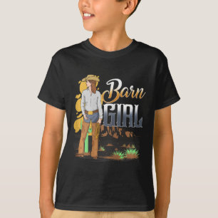 Barn Girl I Reittier Pony Horse Fan T-Shirt