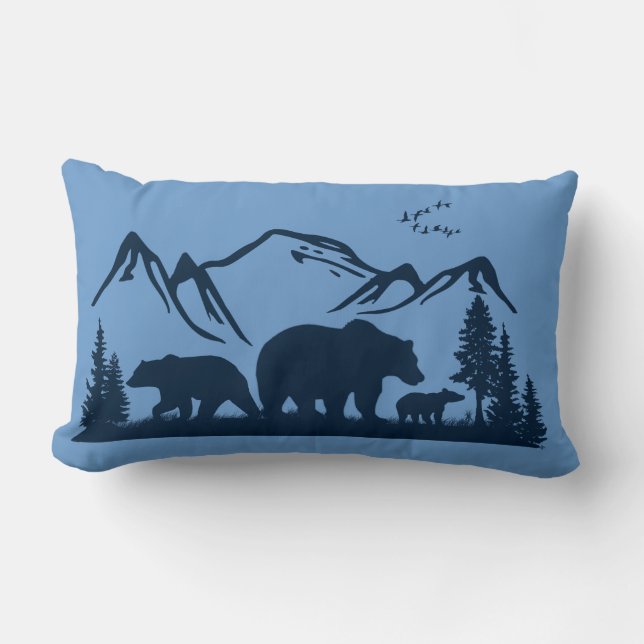 Bärn-Häuschen-Dekor-Kissen (personifizieren Sie) Lendenkissen (Vorderseite)