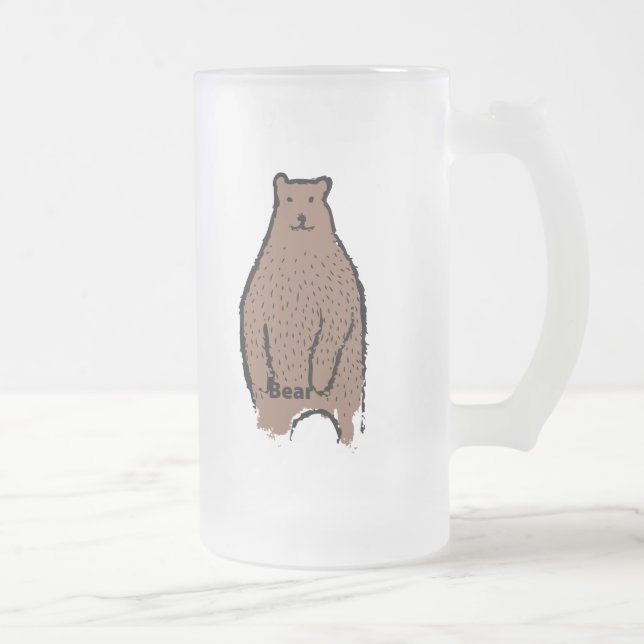 Bärn-Identitäts-Tasse Mattglas Bierglas (Rechts)