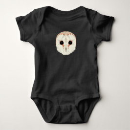 Barn Owl Baby One-Piece Bodysuit Strampler