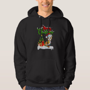Barn Owl Bird Lover Xmas Dekoration Santa Barn Owl Hoodie