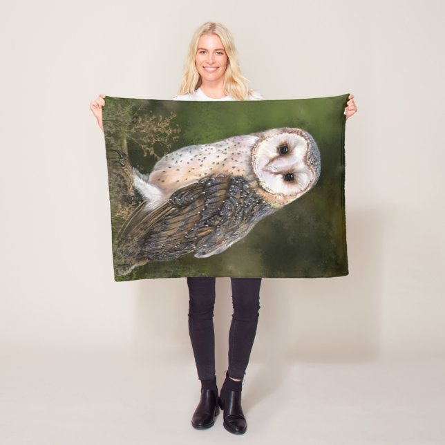 Barn Owl Fleece Blanket (Beispiel)