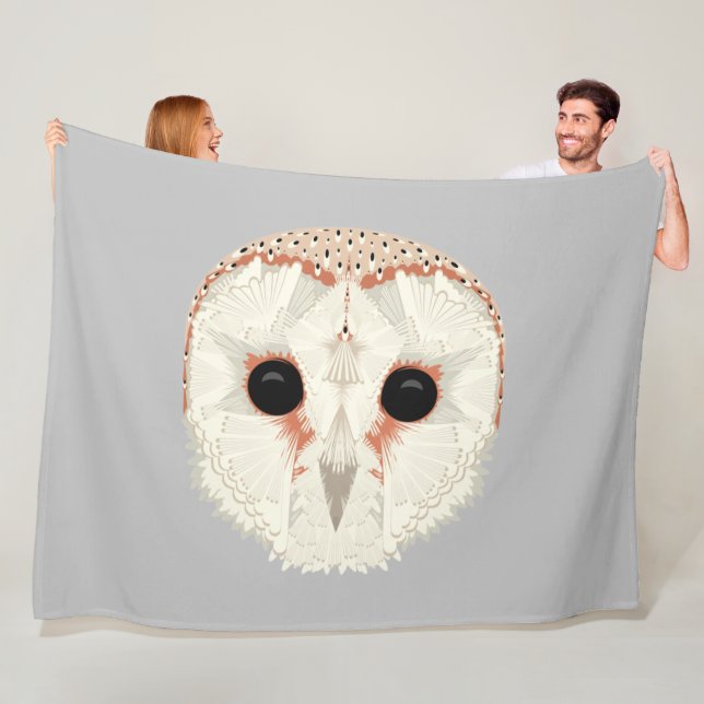 Barn Owl Fleece Blanket (Beispiel)