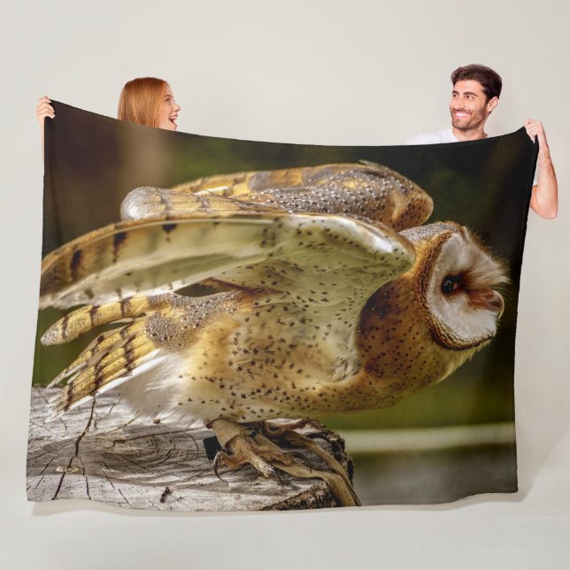BARN OWL FLEECEDECKE (Beispiel)