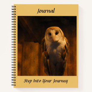 Barn Owl Journal Notizbuch