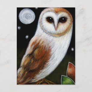 BARN OWL Postkarte