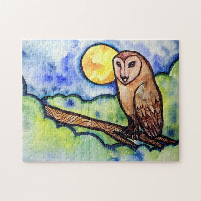 Barn Owl Puzzle (Horizontal)