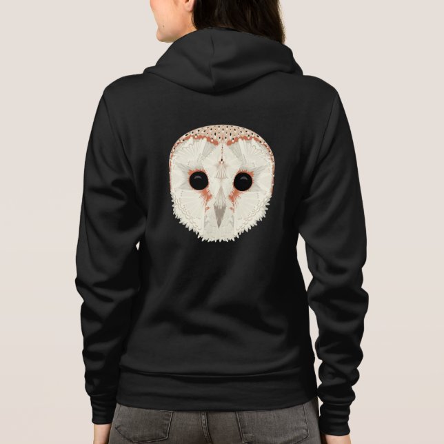 Barn Owl Zip Hoodie (Rückseite)