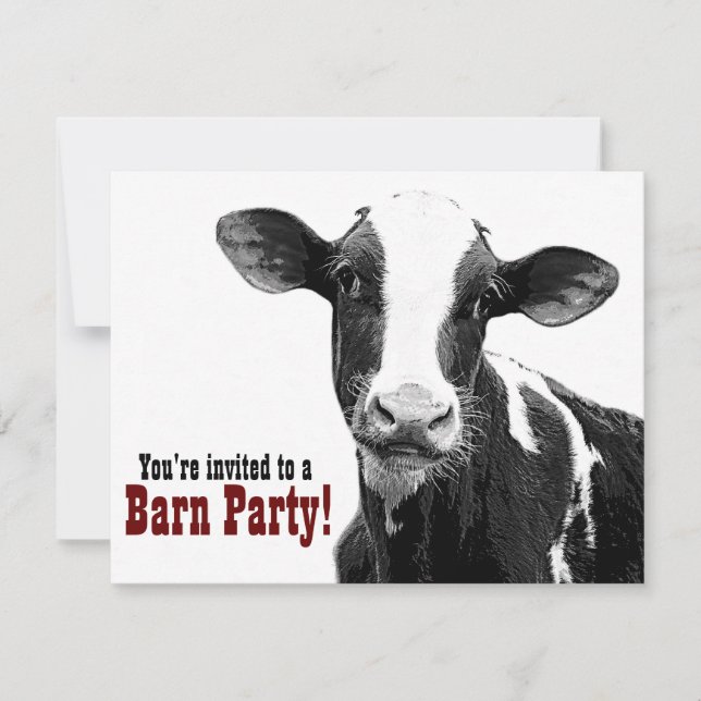 Barn Party - Country Style - Zusammentreffen Einladung (Vorderseite)