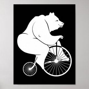 Bärn-Reitpenny-Farthing-Fahrrad Poster