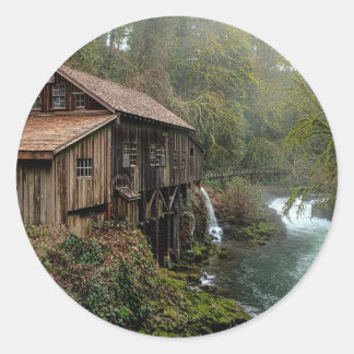 Barn Runder Aufkleber