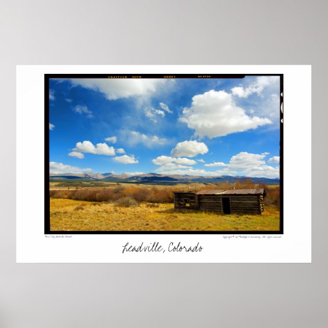 Barn & Sky, Leadville, Colorado Poster (Vorne)