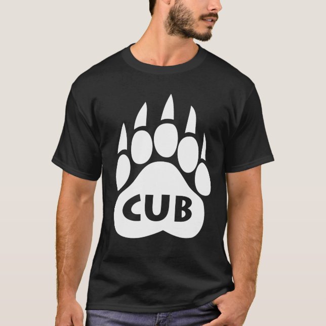 Bärn-Stolz-Tatzen-T - Shirt "CUB" Text (Vorderseite)