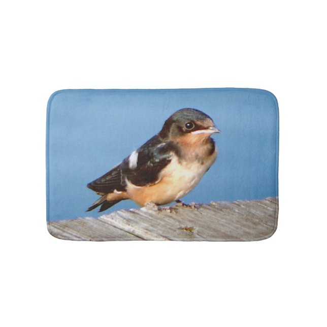 Barn Swallow bathmat Badematte (Vorderseite)