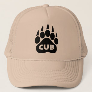 Bärn-Tatzen-Gay Pride-Hut-"CUB" Text Truckerkappe