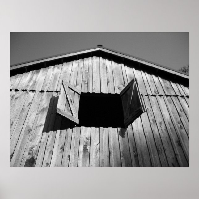 Barn Window's Open Poster (Vorne)
