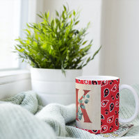 Barn Wood & Bandana Letter K
