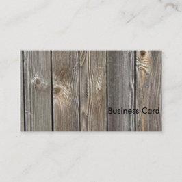 Barn Wood Visitenkarte