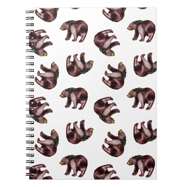 Bärn-Wurf-Notizbuch Notizblock (Vorderseite)