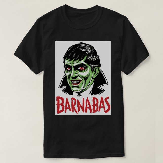 BARNABAS - Dunkle Schatten T-Shirt (Design vorne)