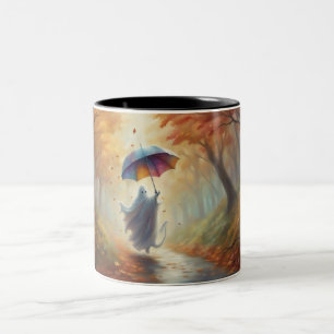 Barnaby Geist und sein magischer Schirm Zweifarbige Tasse