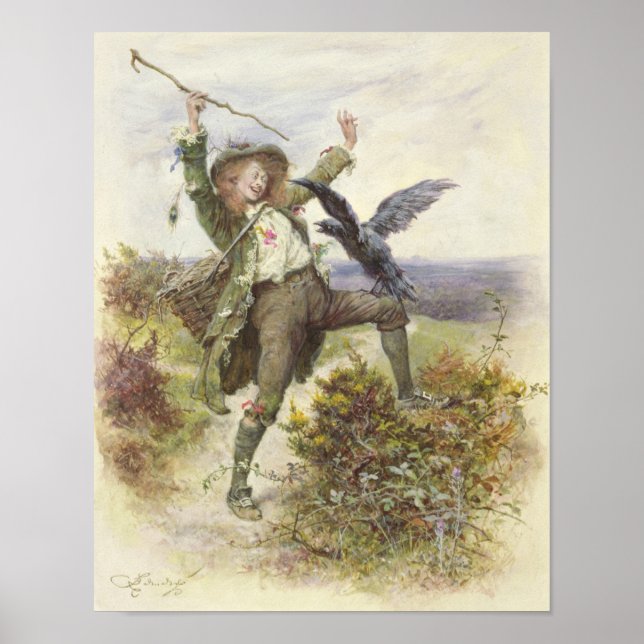 Barnaby Rudge und Raven Grip Poster (Vorne)