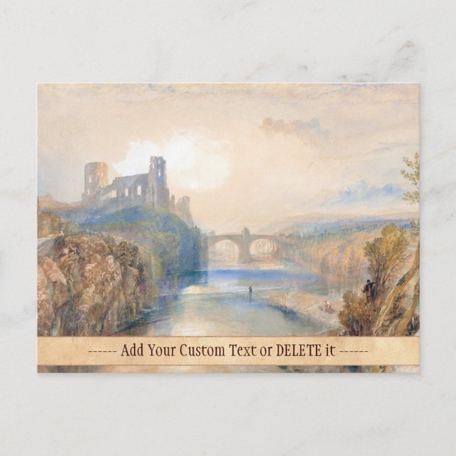 Barnard Castle Joseph Mallord William Turner Postkarte (Vorderseite)