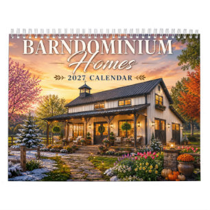 Barndominium-Häuser 2027 Kalender   Rustikale Land