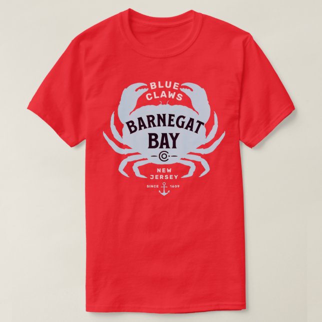 Barnegat Bay Blue Claws T-Shirt (Design vorne)