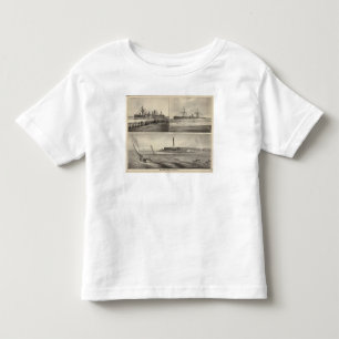 Barnegat Einlass-Dampfer Amerique Kleinkind T-shirt