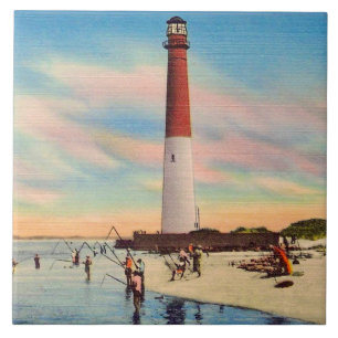 Barnegat Leuchtturm Fliese