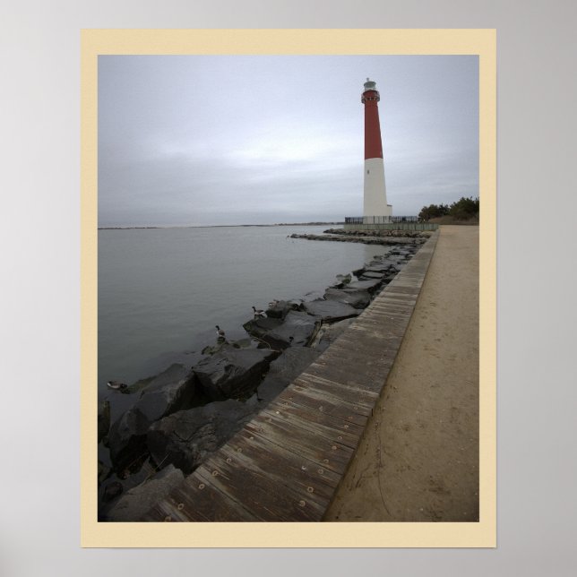 Barnegat Light Leuchtturm Foto Poster (Vorne)