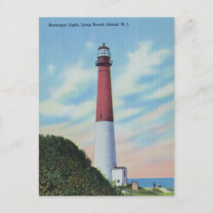 Barnegat Light, Long Beach Island, New Jersey Postkarte
