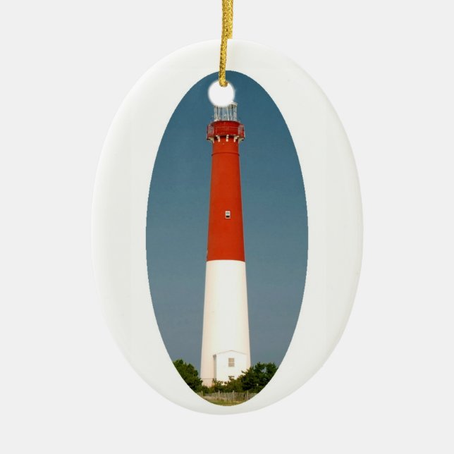 Barnegat Lighthouse Keramik Ornament (Vorne)