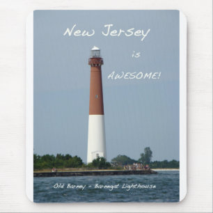 Barnegat Lighthouse Long Beach Island New Jersey Mousepad