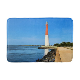 Barnegat Lighthouse, New Jersey Bath Mat Badematte