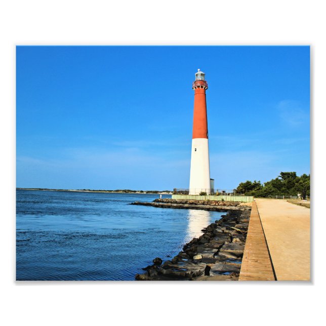 Barnegat Lighthouse, New Jersey Foto Print (Vorne)