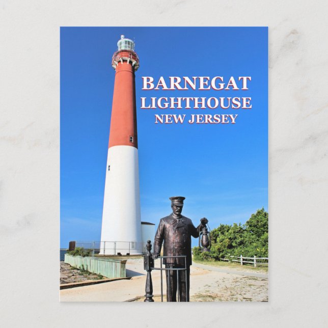 Barnegat Lighthouse, New Jersey Postcard Postkarte (Vorderseite)