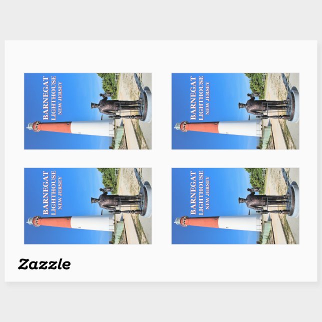 Barnegat Lighthouse, New Jersey Stickers (Blatt)