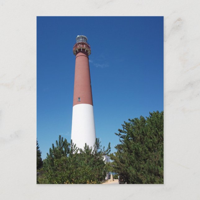 Barnegat Lighthouse Old Barney Postkarte (Vorderseite)
