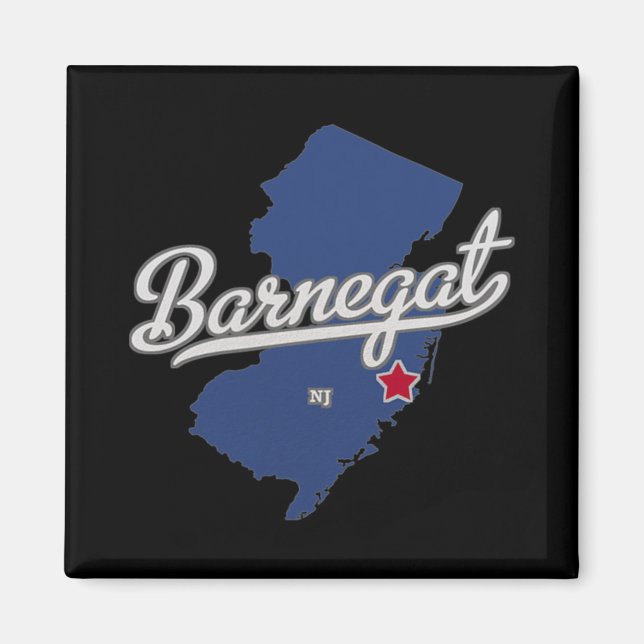Barnegat New Jersey Nj Map  Magnet (Vorne)