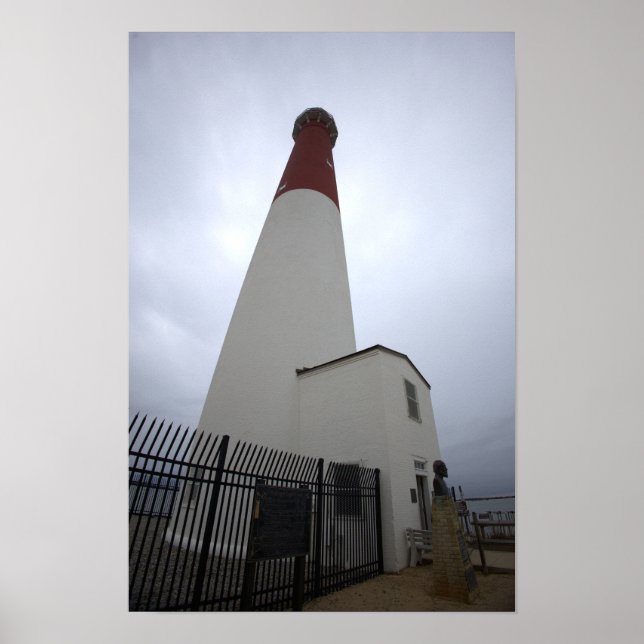 Barnegate Light Lighthouse Photo Poster (Vorne)