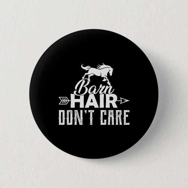 Barnerhaus Dont Pflege Sonniges Pferd Reiten Button (Vorderseite)
